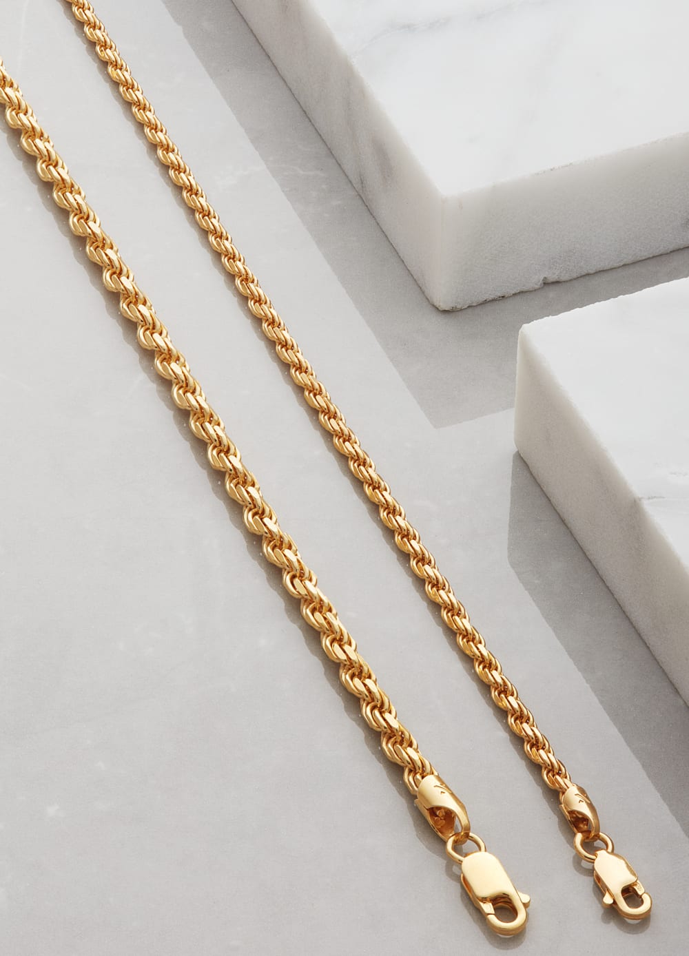 Image Rope Chain - 2.5mm Gold - Crafted in Italy