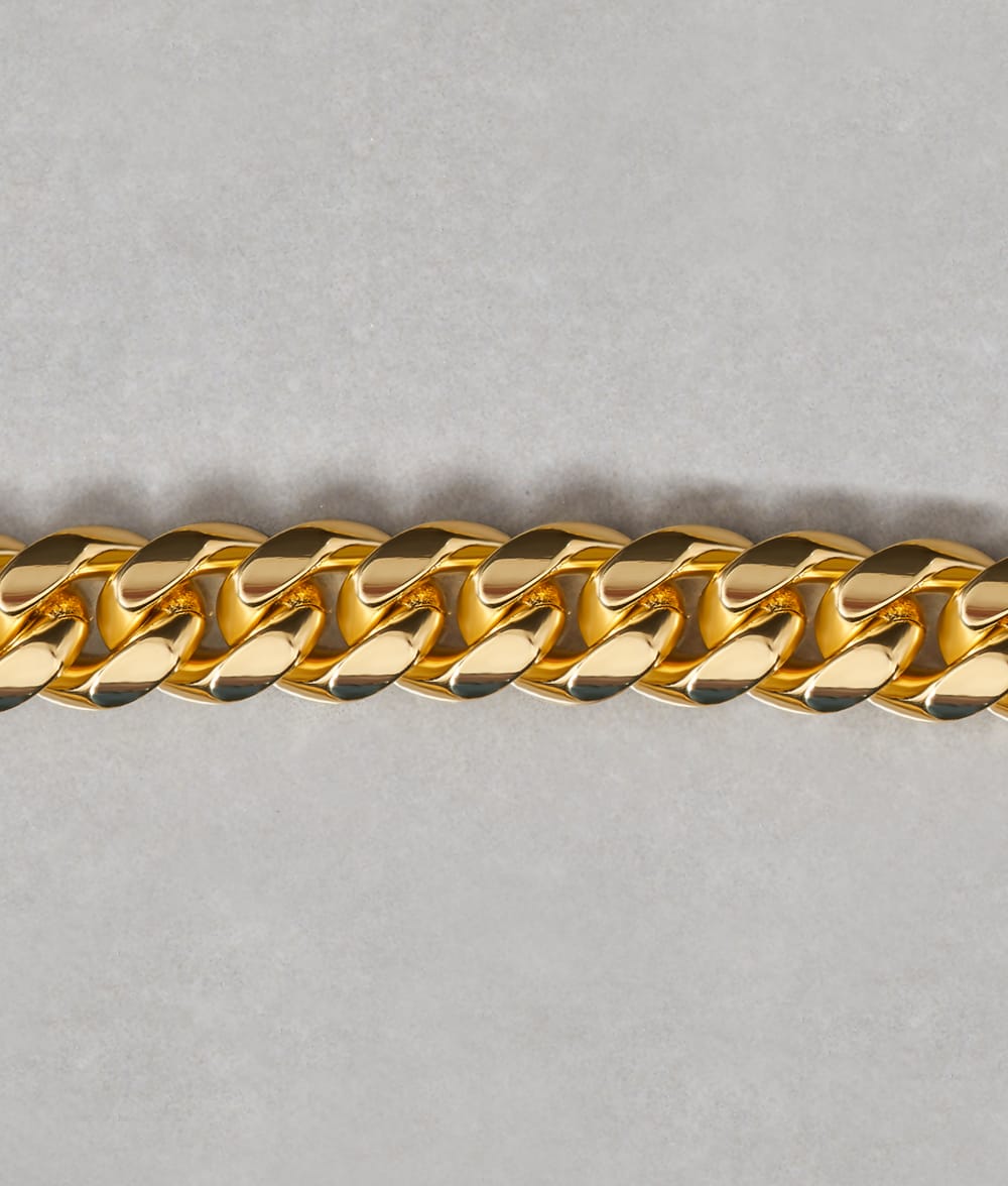Cuban Link Chain/Bracelet - 5mm Gold - Crafted in Italy