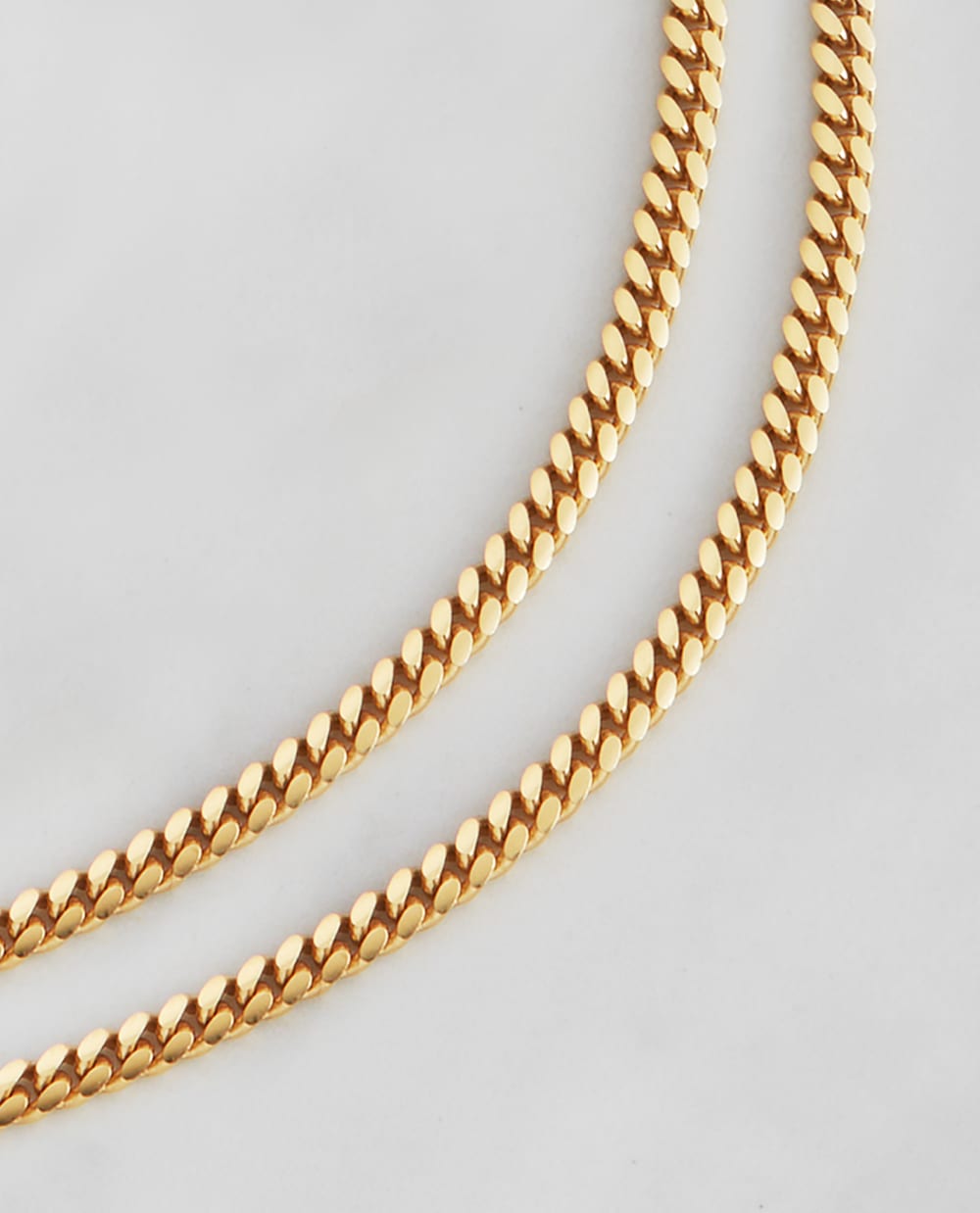 Image Cuban Link Chain - 3mm - Gold - Made With Precious Metals