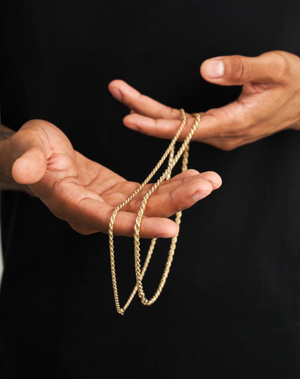 Image Rope Chain - 2.5mm Gold - Higher Quality Standards