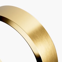 Brushed Beveled Edge in Gold