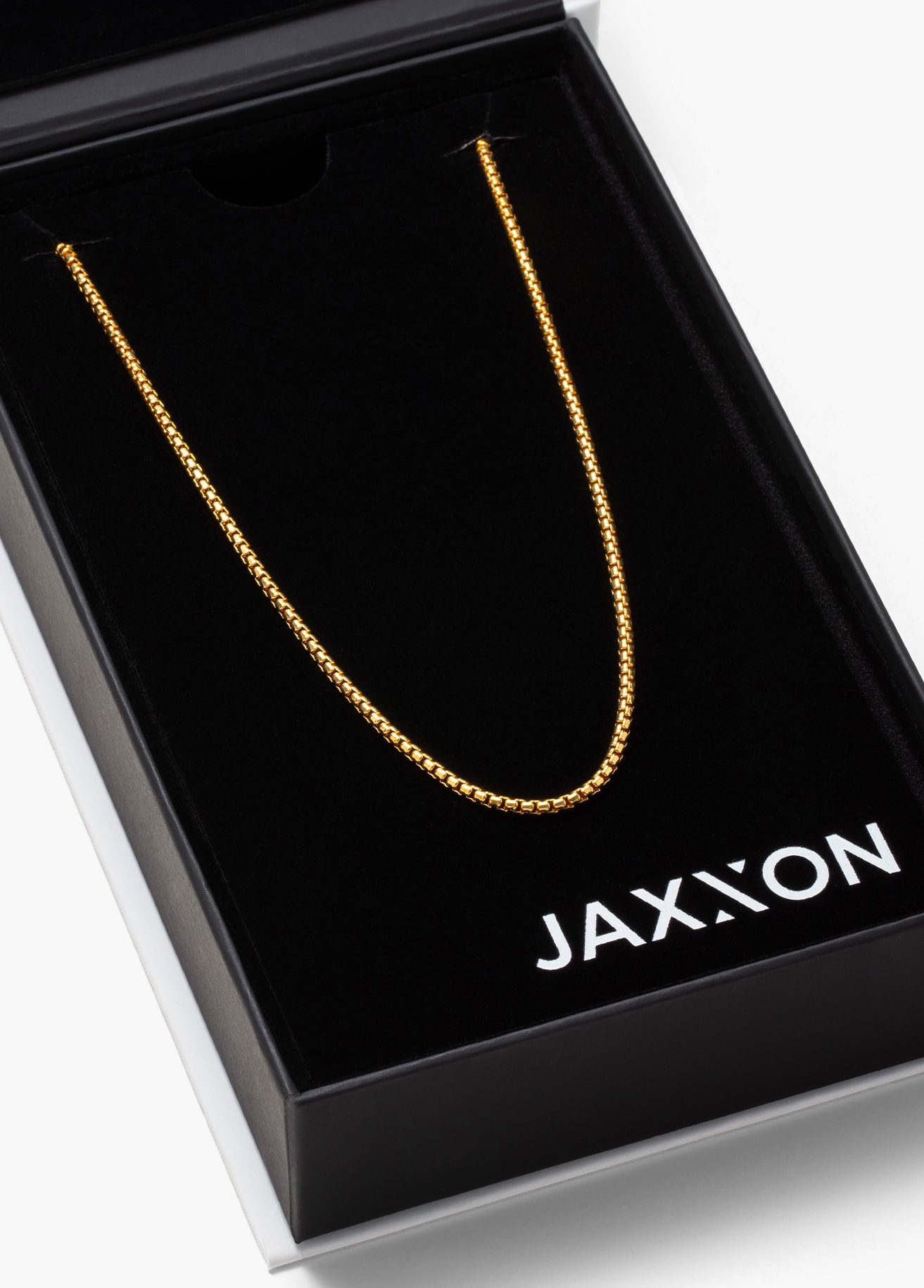 Image Round Box Chain - 2mm Gold - Crafted in Italy