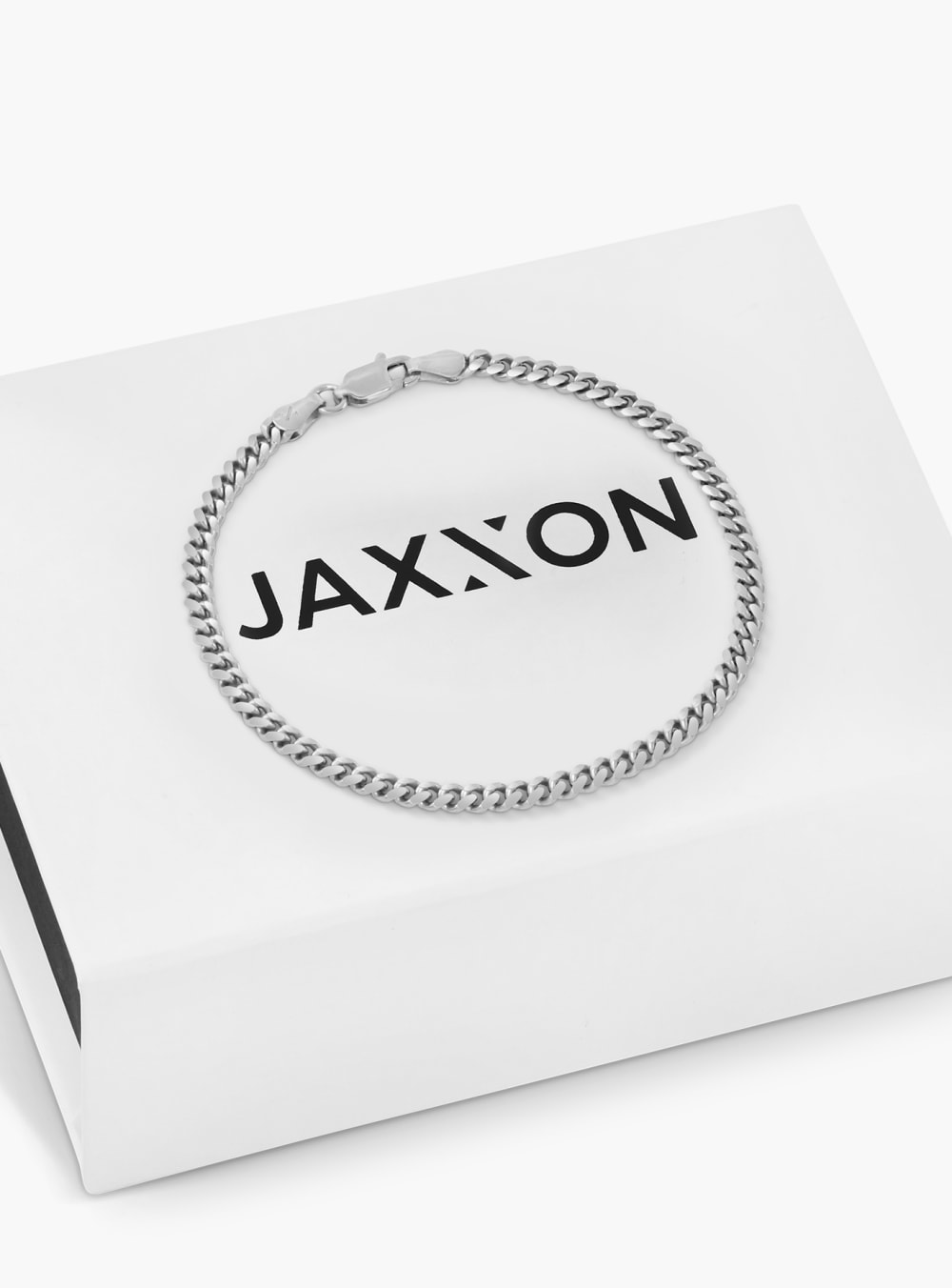 Cuban Link Bracelet - 3mm Silver - Crafted in Italy