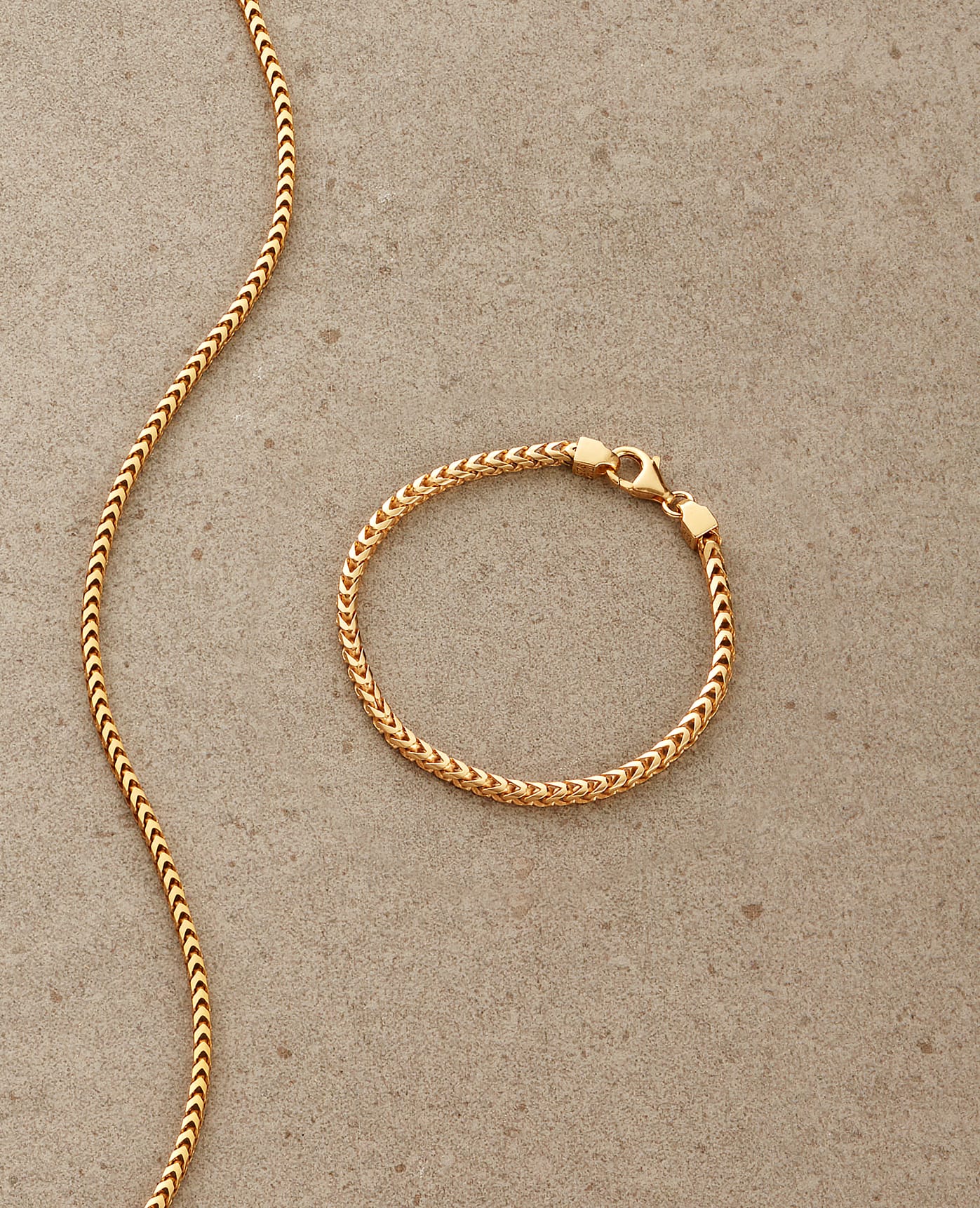 Image Franco Bracelet - 3mm Gold - Crafted in Italy
