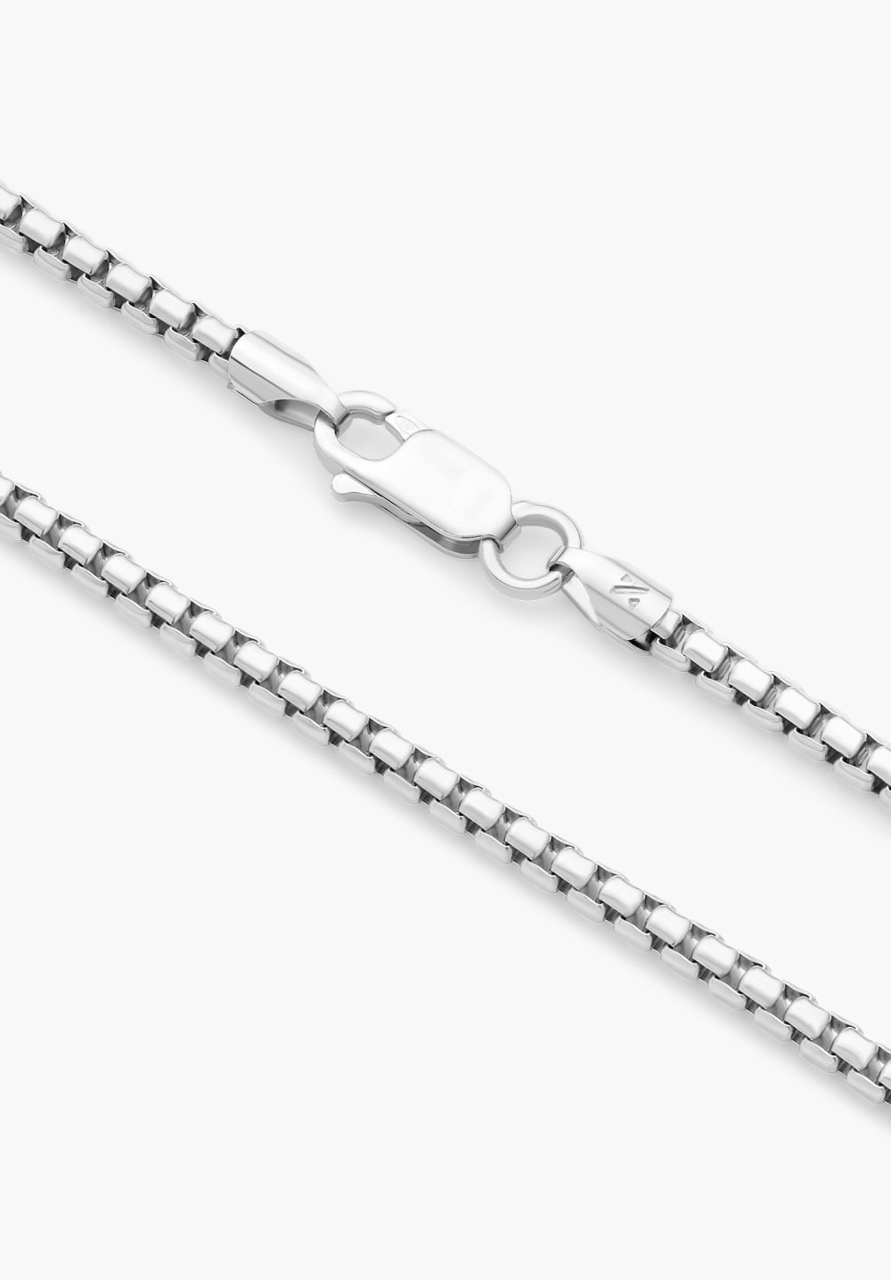 Round Box Chain - 2mm Silver - Higher Quality Standards