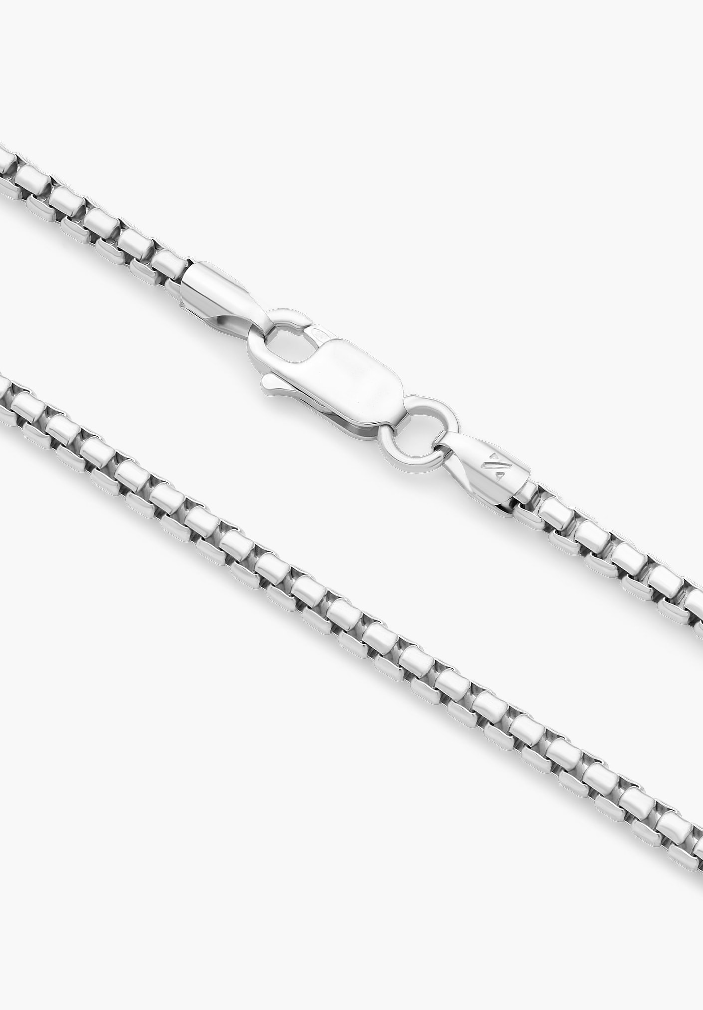 Image Round Box Chain - 2mm Silver - Higher Quality Standards