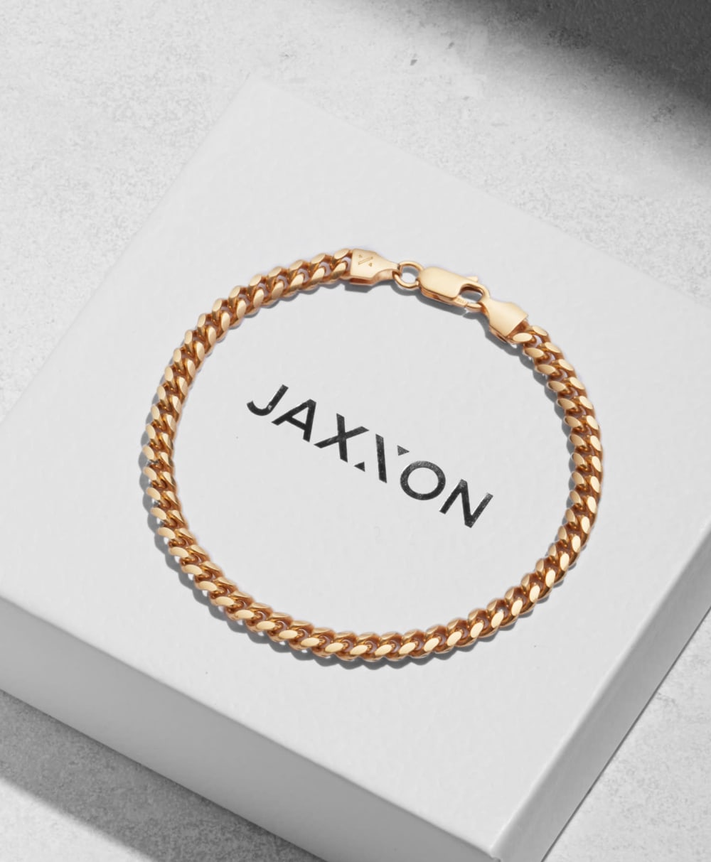 Cuban + Franco Bracelet Stack - Gold - Crafted in Italy