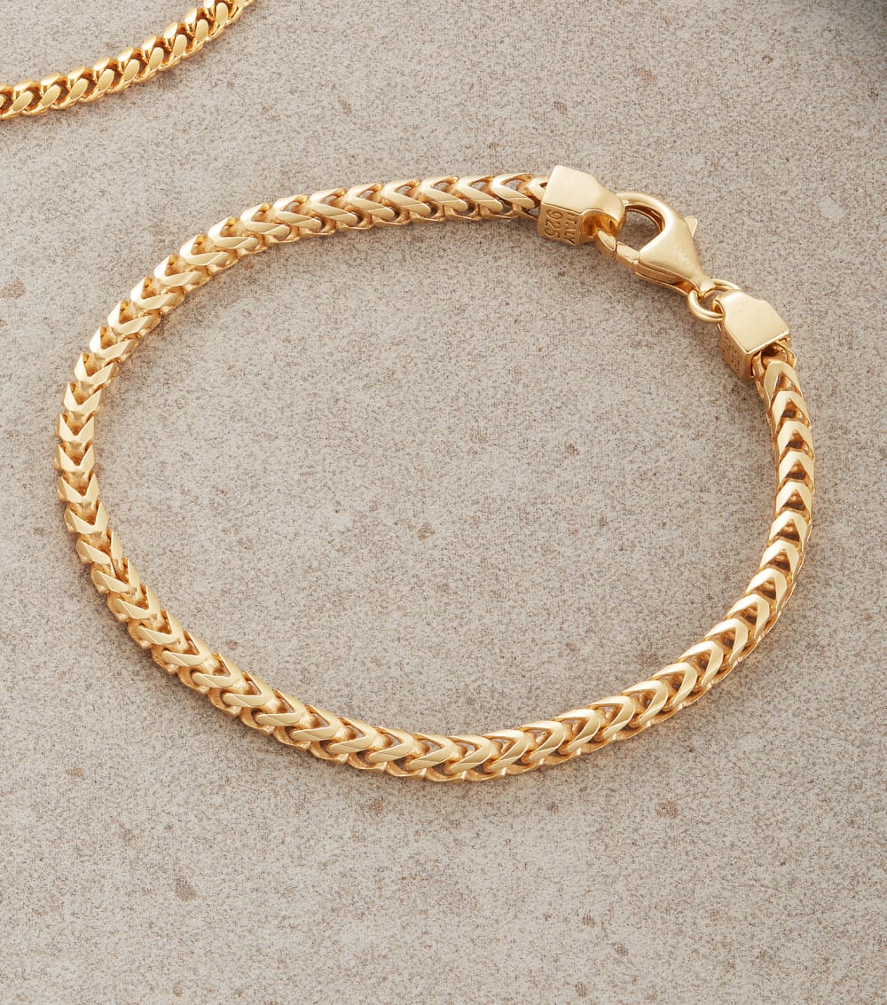 Cuban + Franco Bracelet Stack - Gold - Higher Quality Standards
