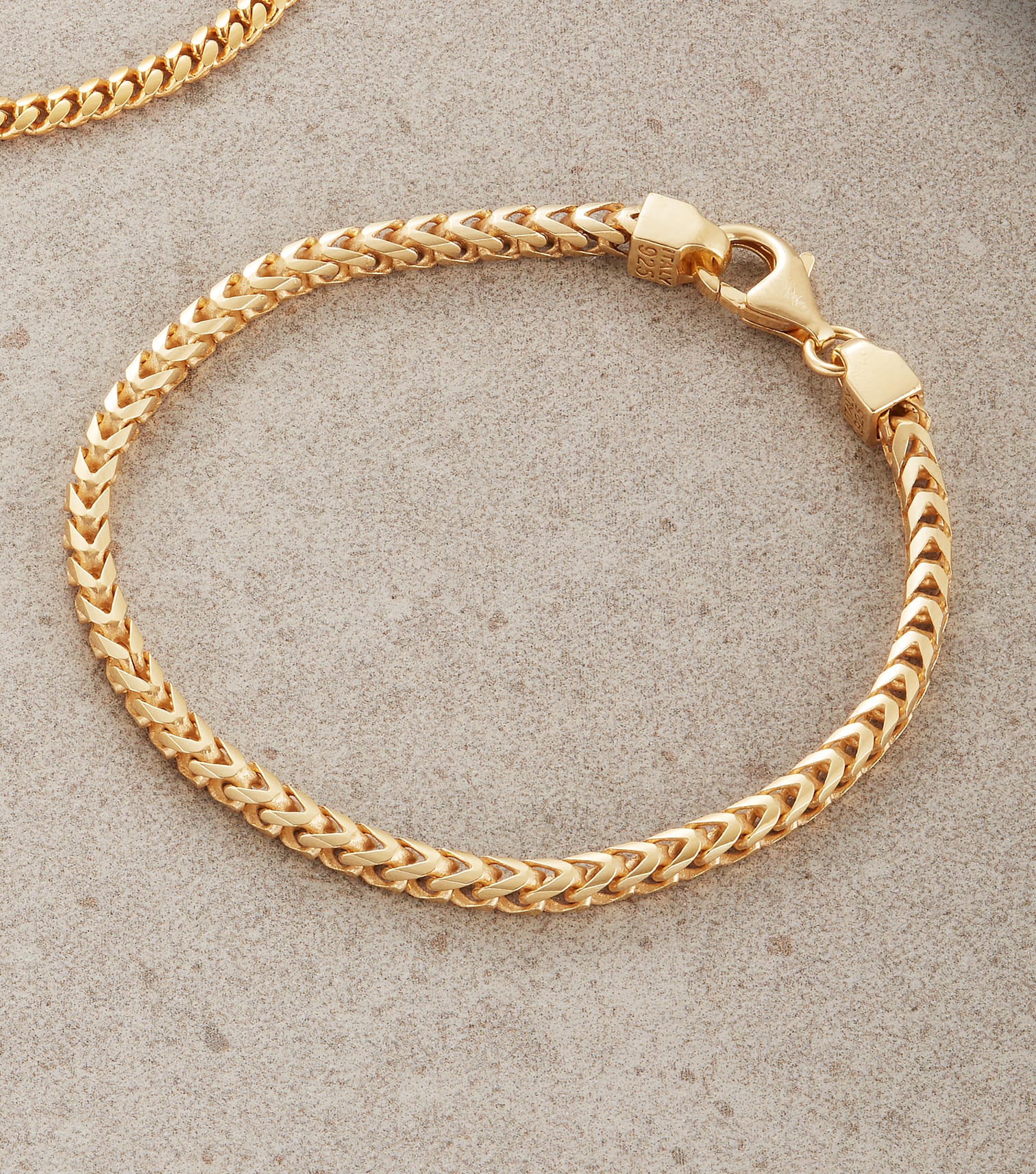 Image Cuban + Franco Bracelet Stack - Gold - Higher Quality Standards
