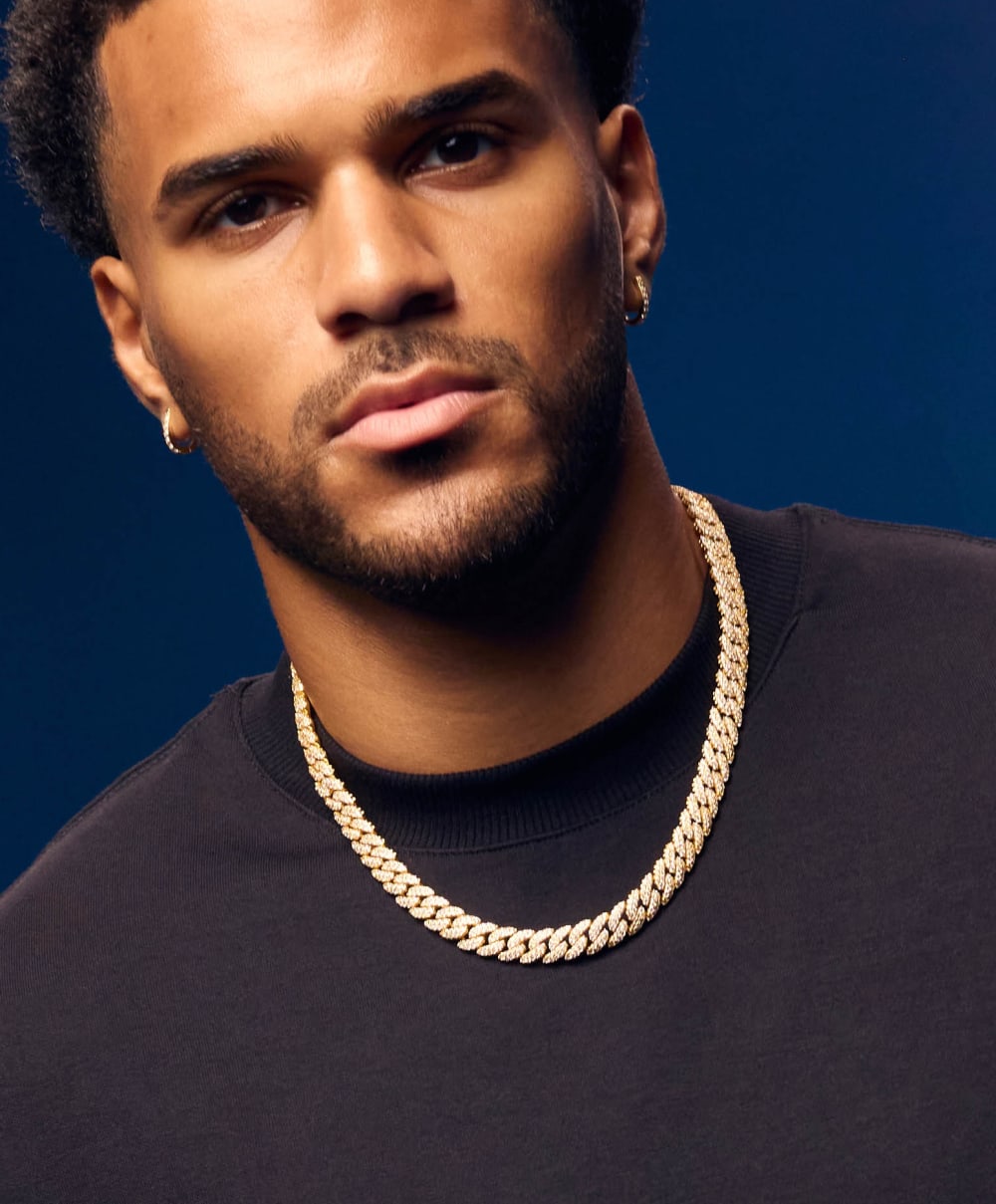 Iced Out Cuban Link Chain - 10mm Gold - A Chain That Captivates