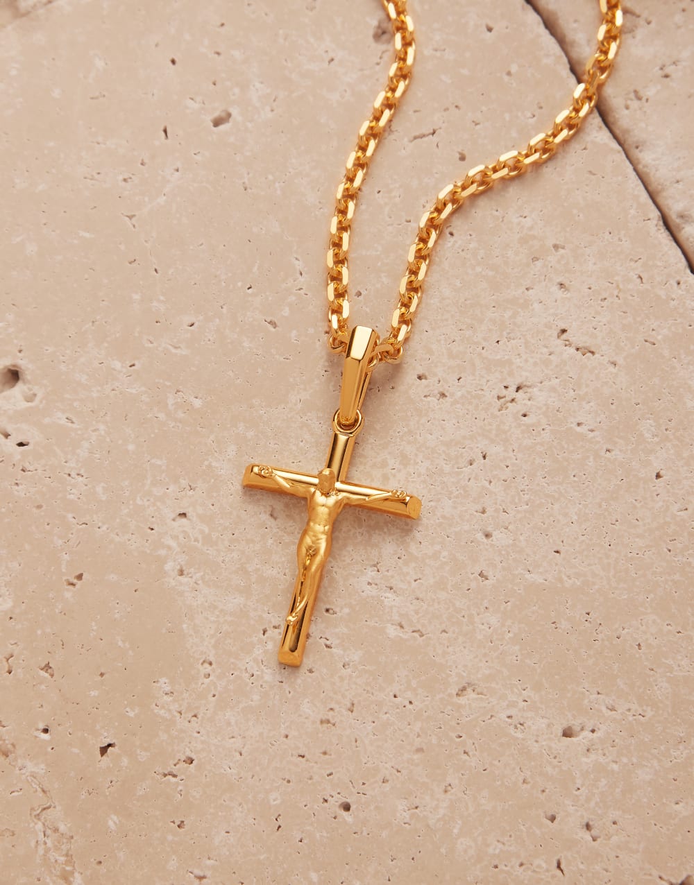Crucifix Pendant - Gold - Customize Your Collection