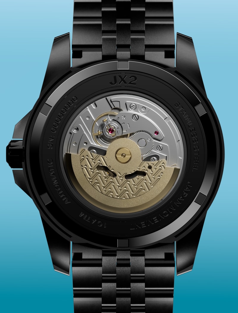 Automatic GMT Movement + Exhibition Caseback