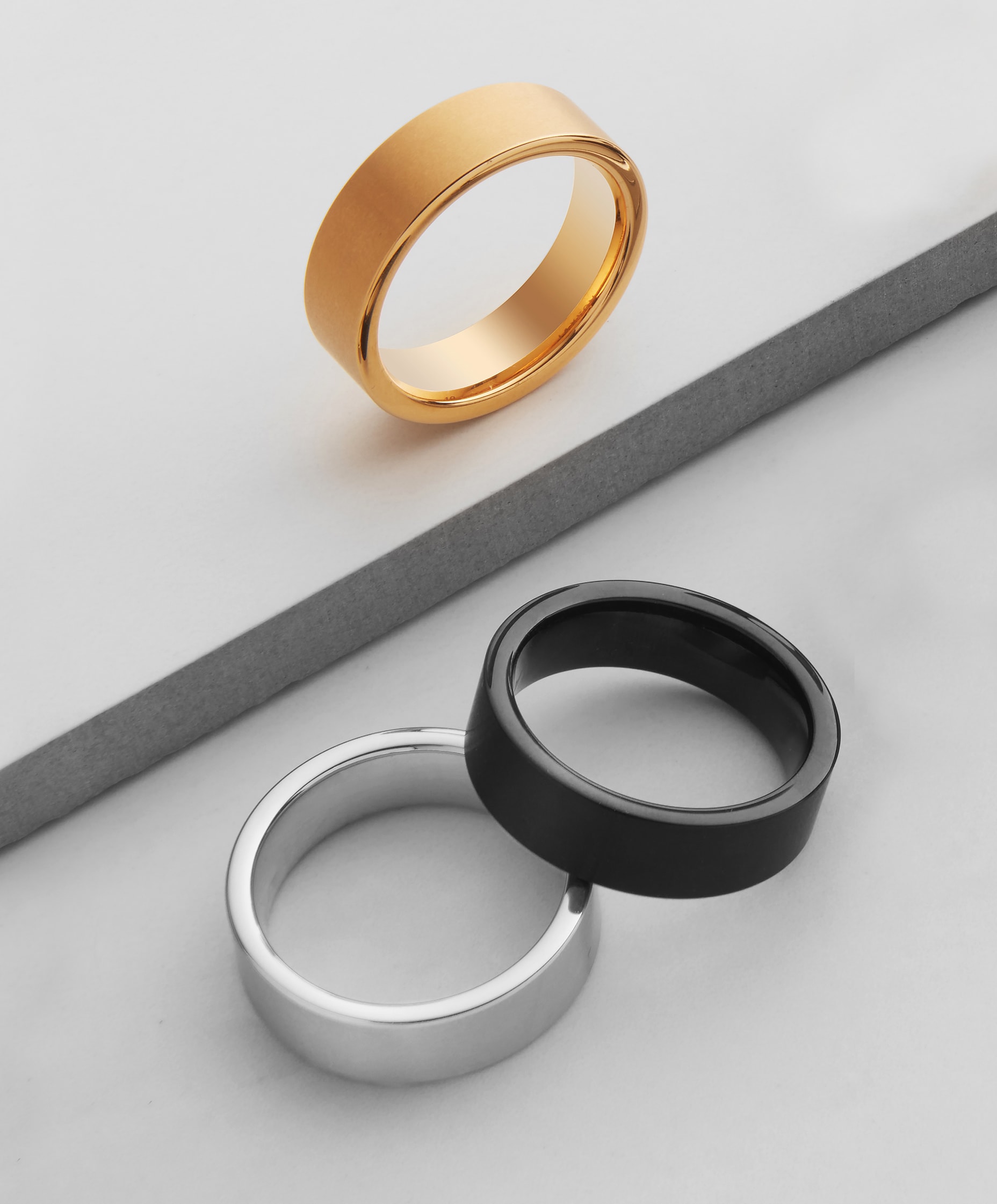 Image Classic Tungsten Band - Black - Forever Strong
