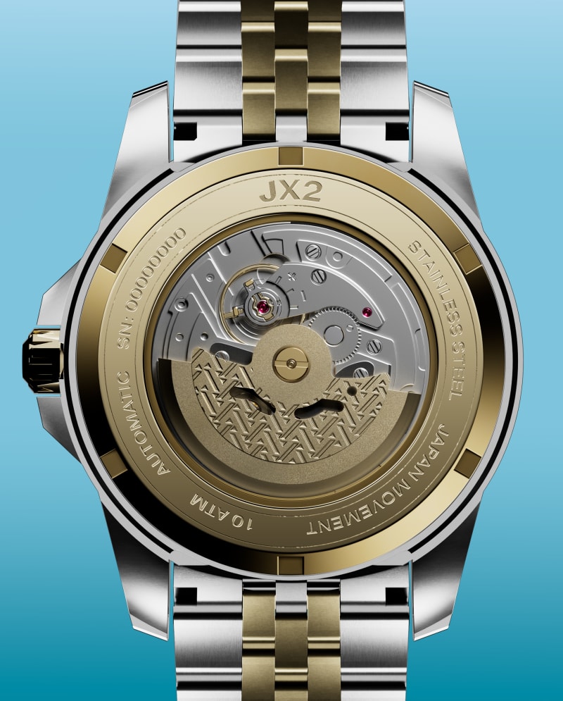 Automatic GMT Movement + Exhibition Caseback