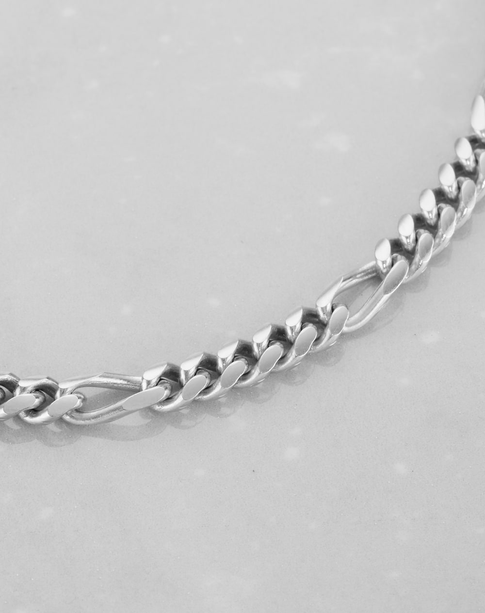 Figaro Chain - 5mm Silver - Made with Precious Metals
