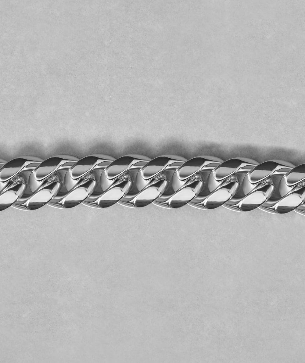 Cuban Set - 5mm Men's Silver Bracelet and Chain - JAXXON