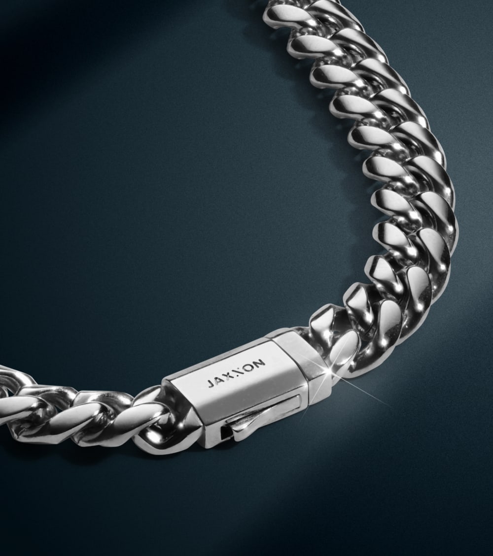 Youth Cuban Link Chain - 8mm Silver - The Ultimate Clasp