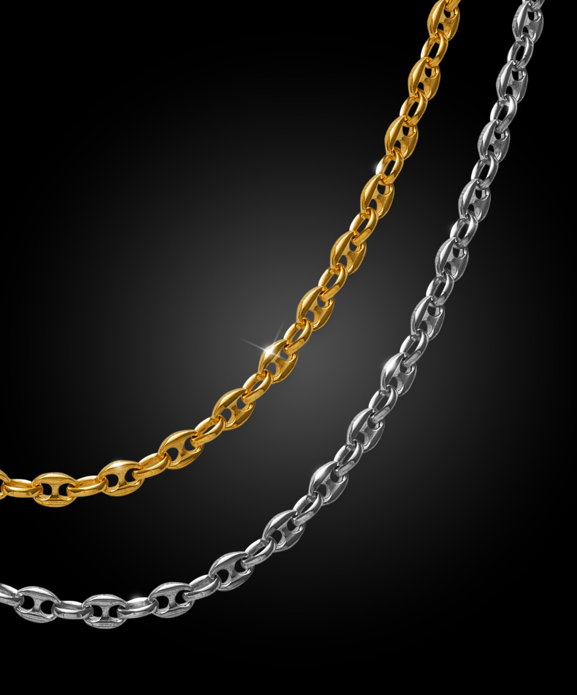 Image Mariner Chain - 3mm Silver - Made with Precious Metals