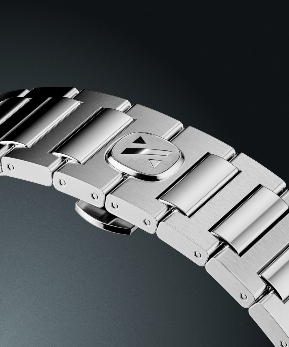 JX1 Chrono/Auto - Silver - PrecisionFit Bracelet