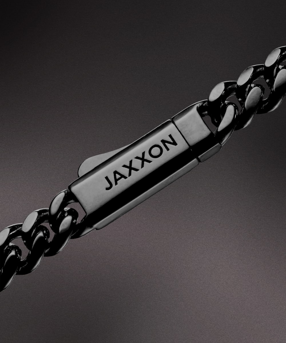 The Ultimate Clasp - Cuban Link Bracelet 5mm Black