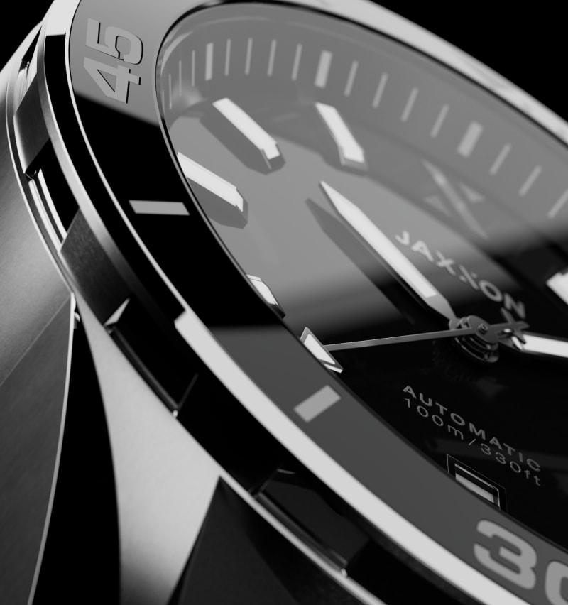 Sapphire Crystal + Ceramic Bezel