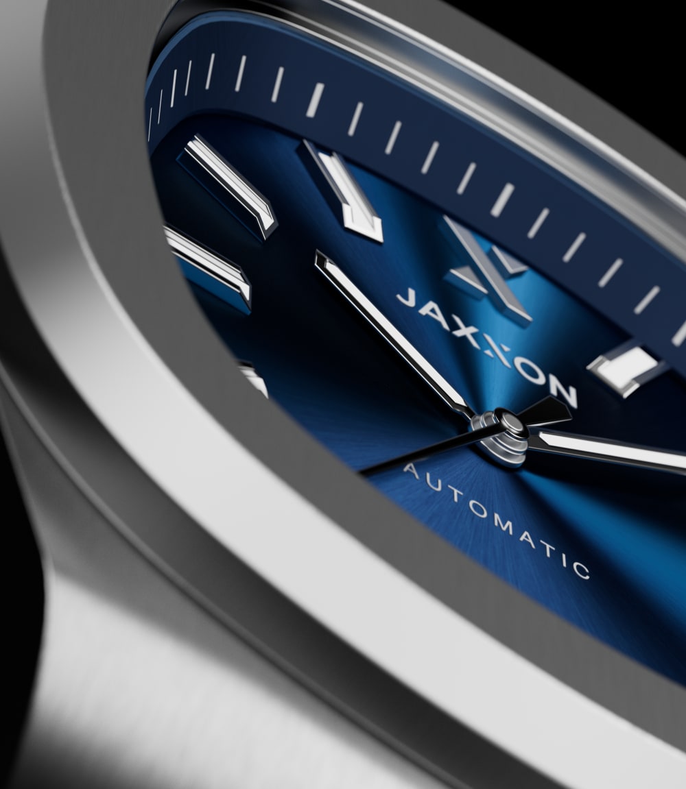 JX1 Auto - Blue/Silver - Scratch-Proof Sapphire Crystal