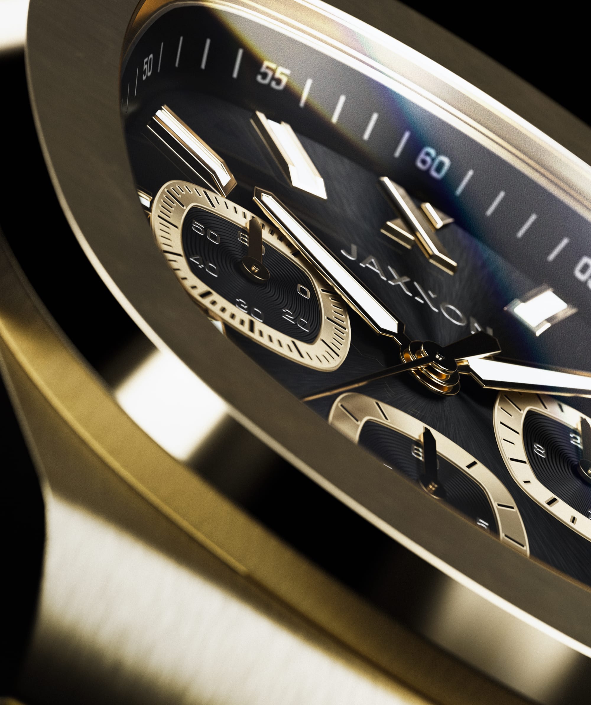 Image JX1 Chrono - Gold - Scratch-Proof Sapphire Crystal