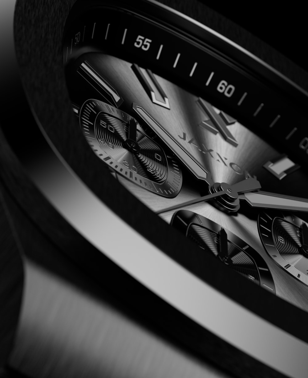 JX1 Chrono - Black - Scratch-Proof Sapphire Crystal