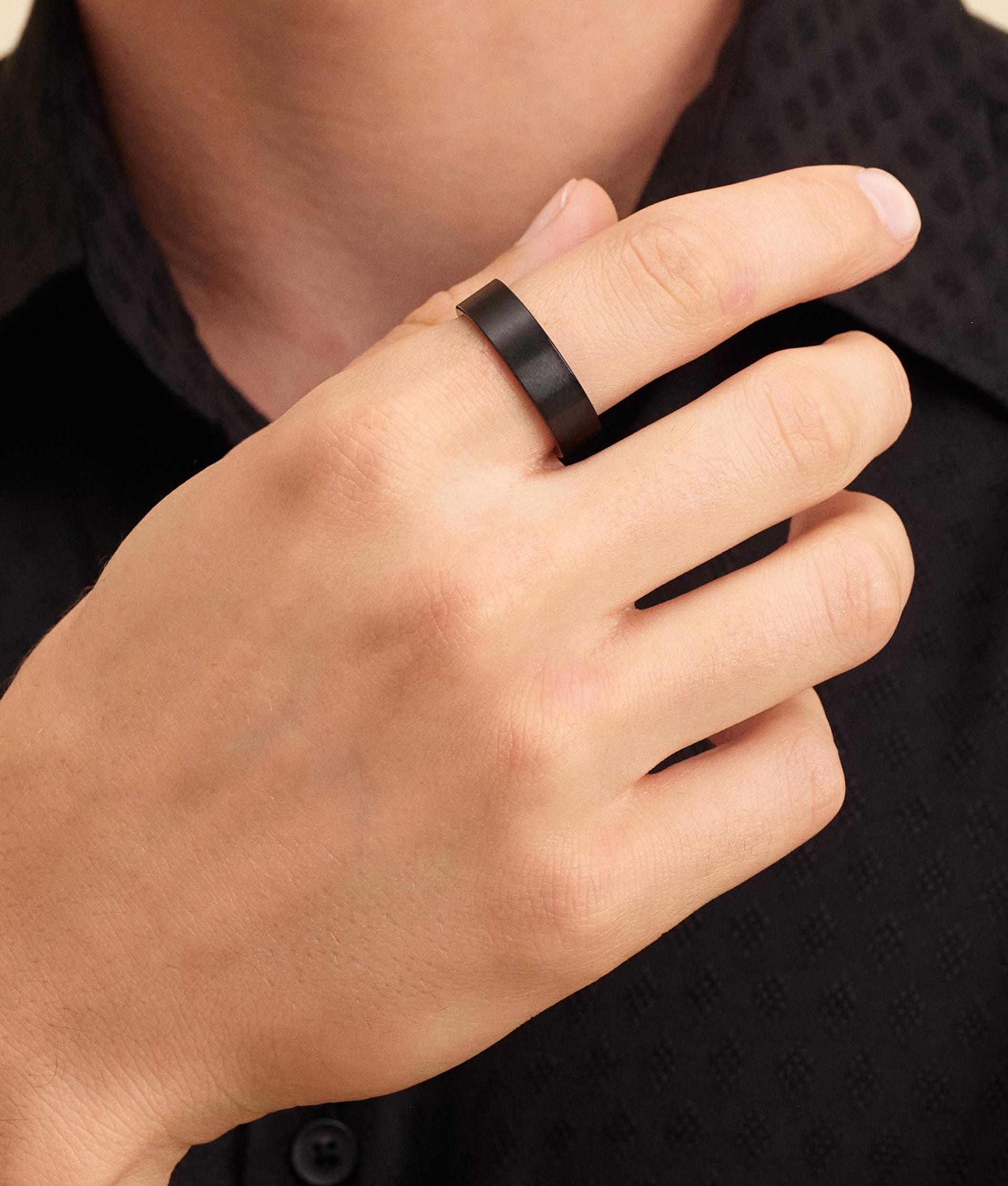 Image Classic Tungsten Band - Black - Higher Quality Standards