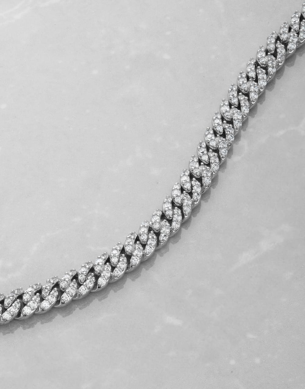 Youth Iced Out Cuban Link Chain - 5mm Silver - Higher Quality Standards