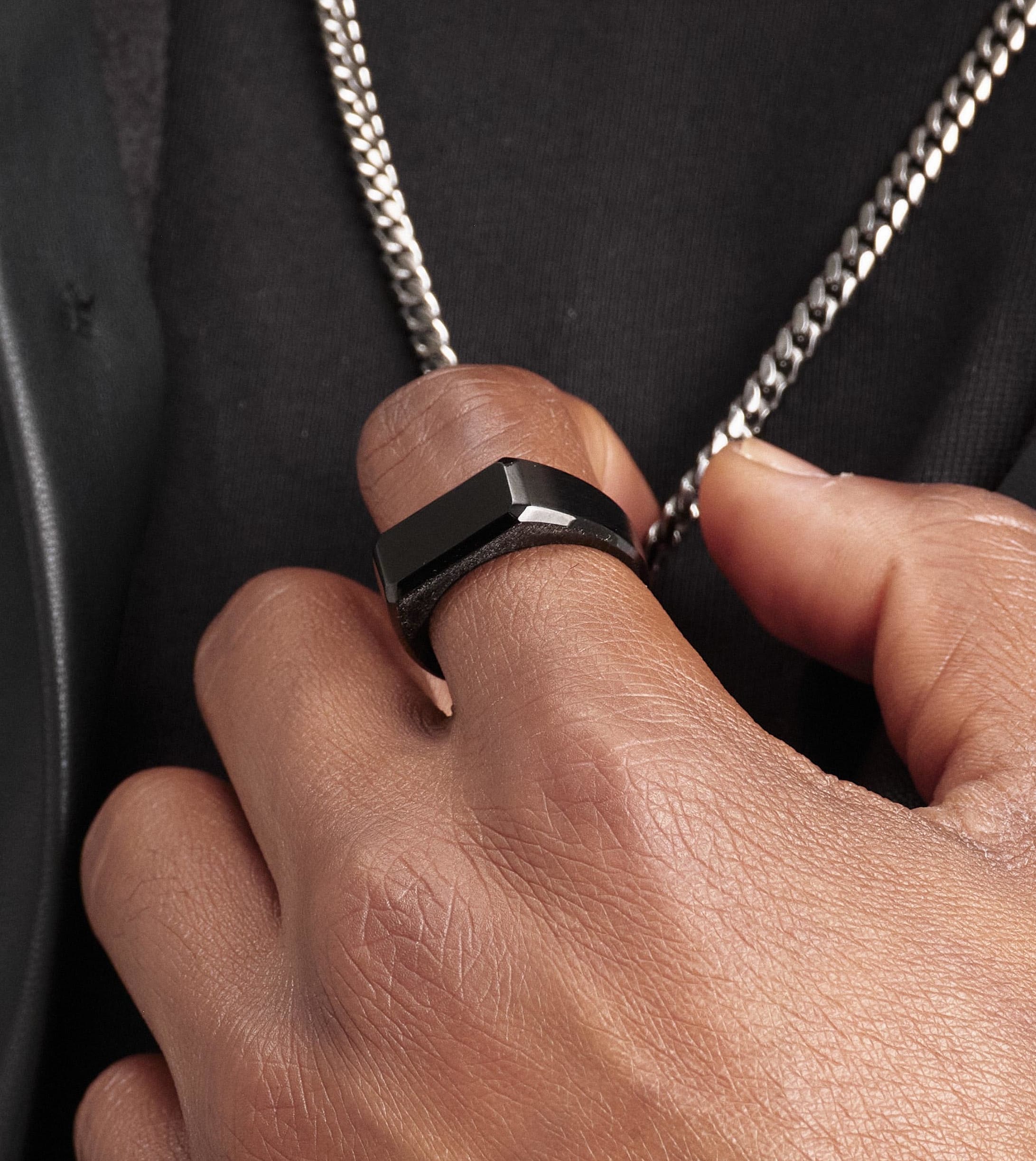 Image Signet Ring - Black - Higher Quality Standards