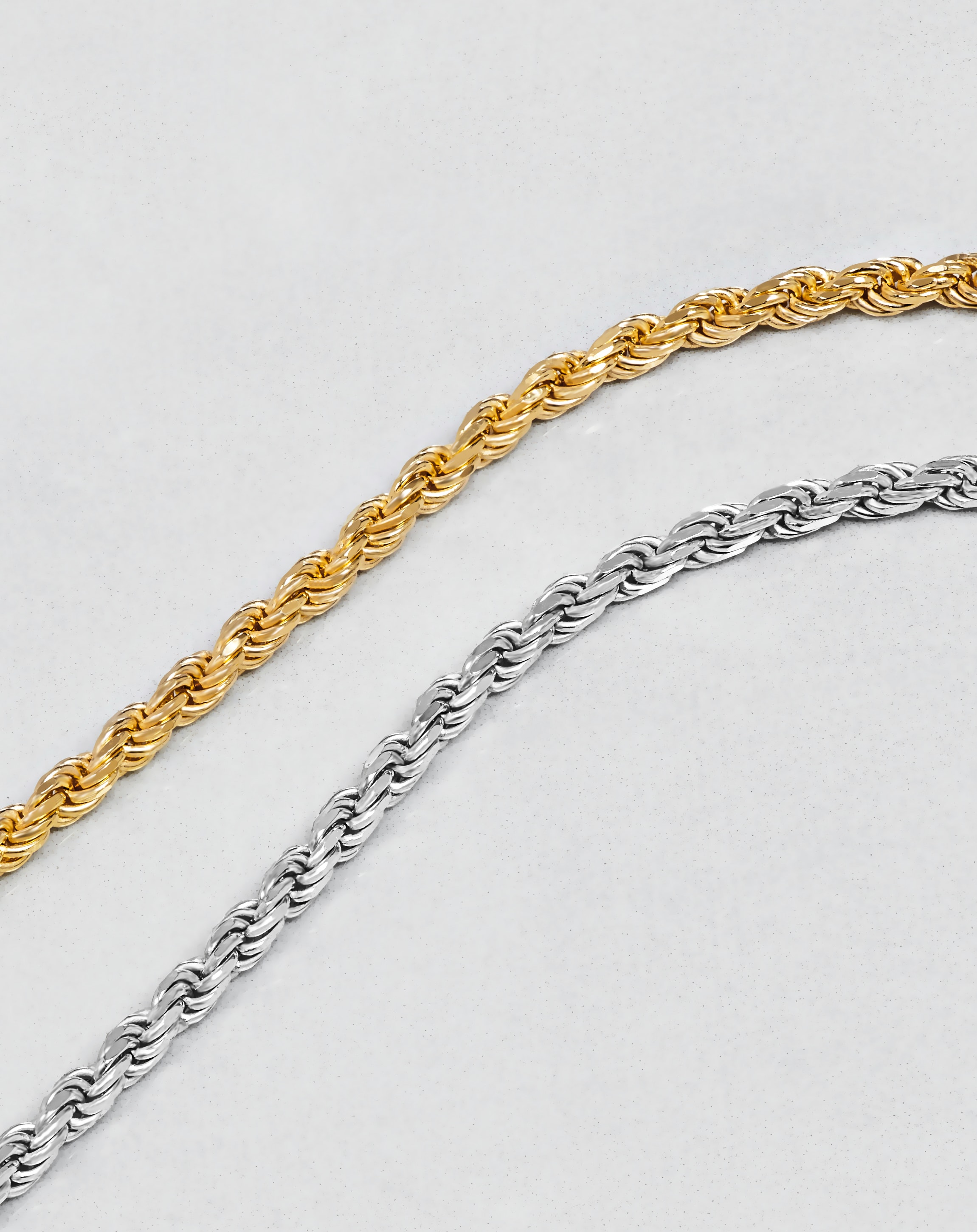 Image Rope Chain - 1.5mm Silver - Made with Precious Metals