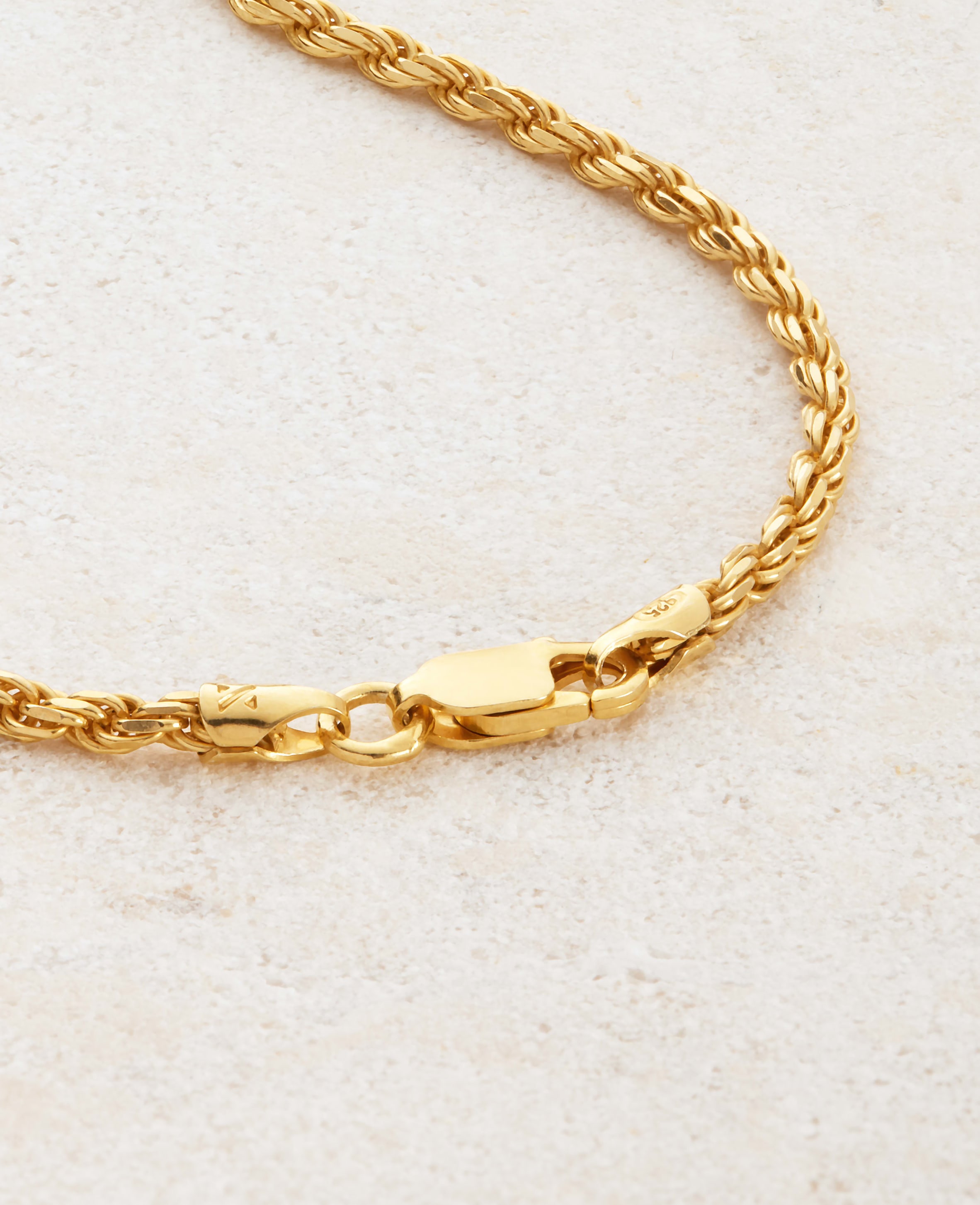 Image Rope Chain - 1.5mm Gold - Crafted in Italy