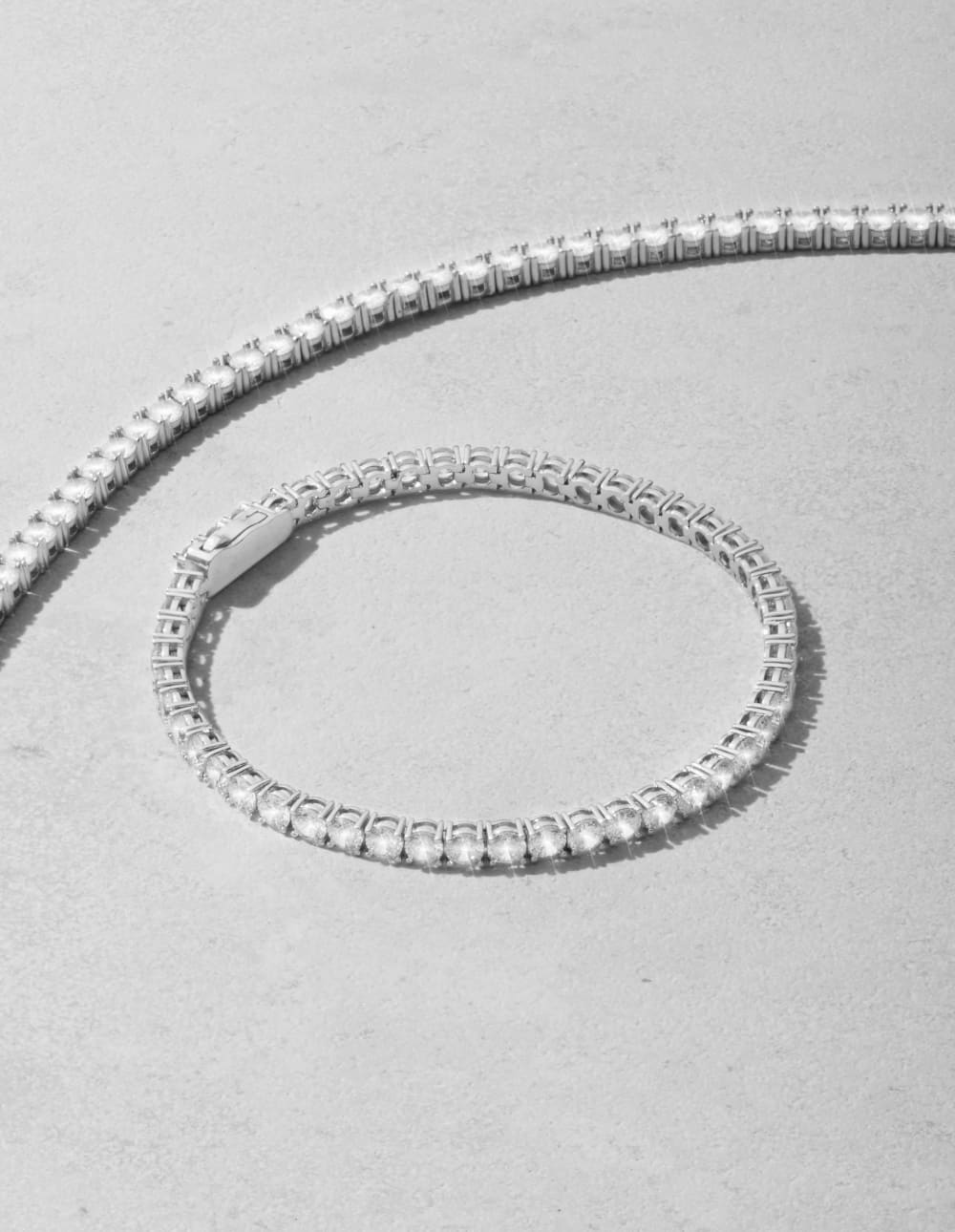 Tennis Set - Silver - Exceptional Brilliance
