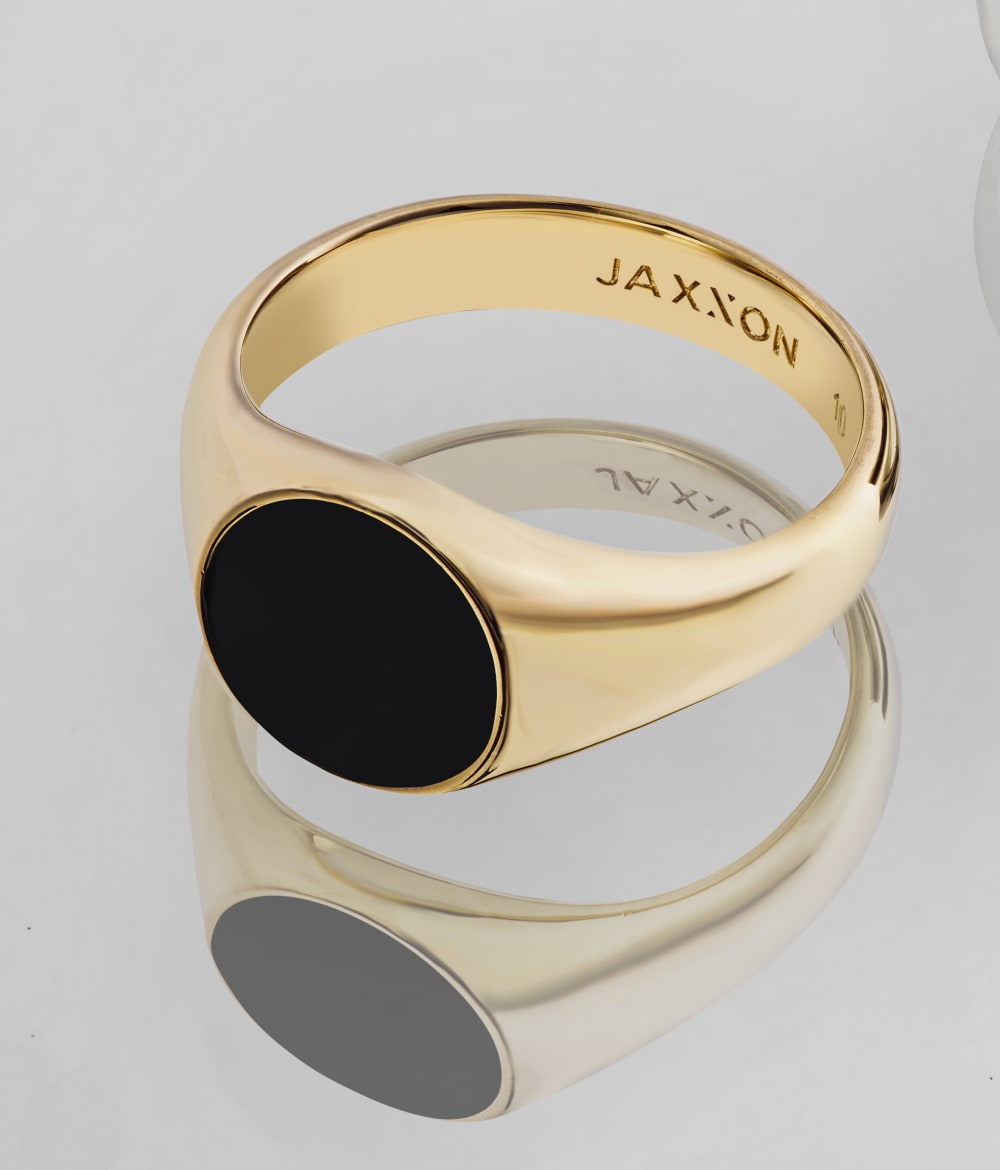 Circle Signet Ring - Gold - Higher Quality Standards
