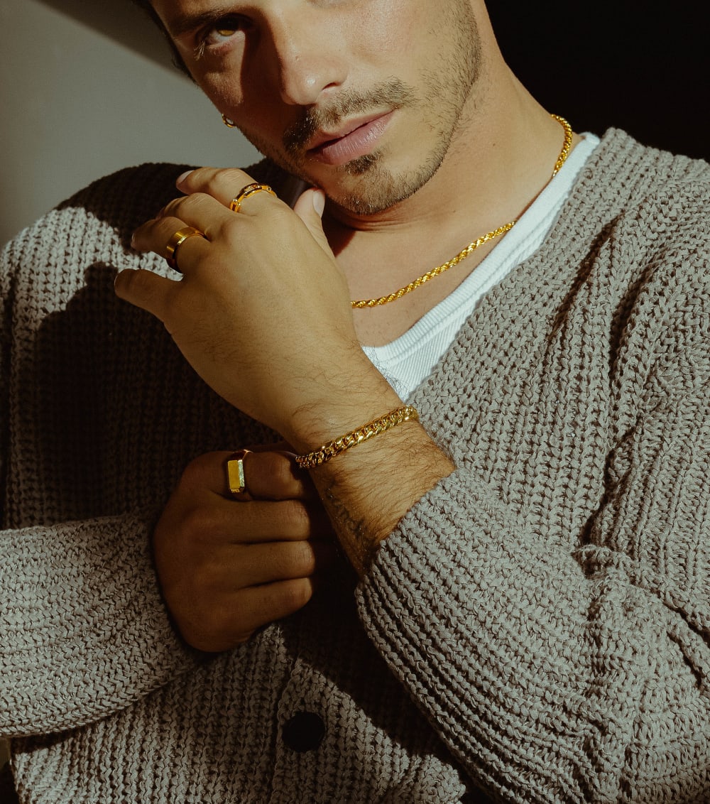 Cuban Link Bracelet - 8mm - Gold - Higher Quality Standards