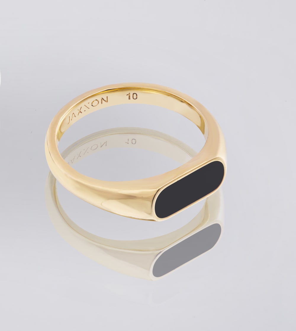 Stadium Signet Ring - Gold - Higher Quality Standards