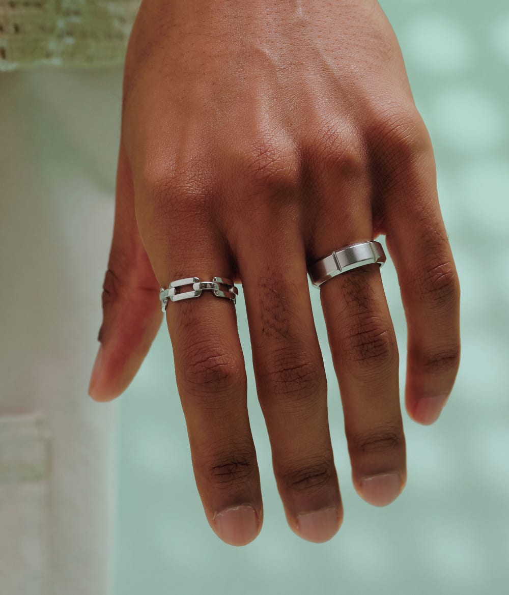 Paperclip Ring - Silver - Higher Quality Standards
