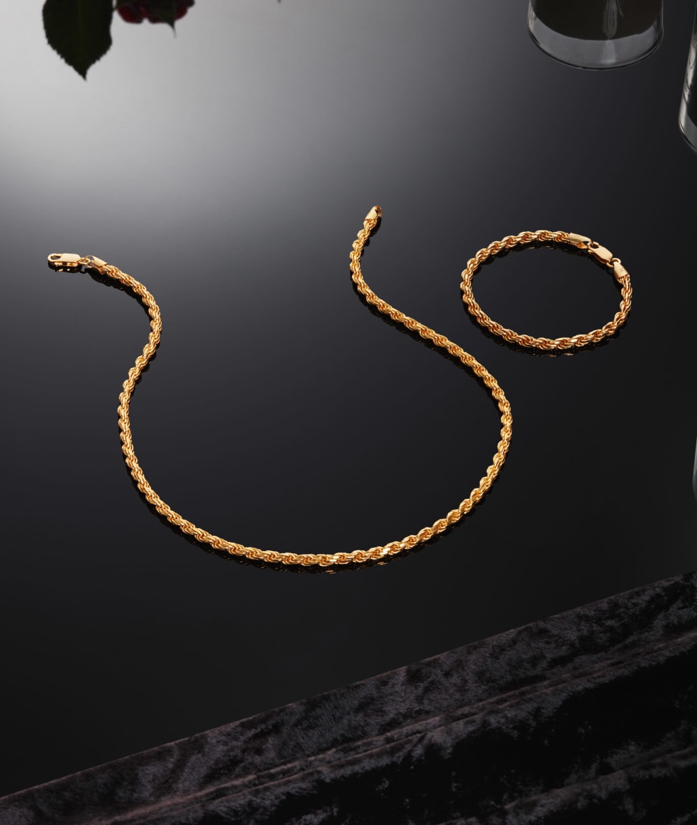Rope Set - 4mm Gold - Crafted in Italy