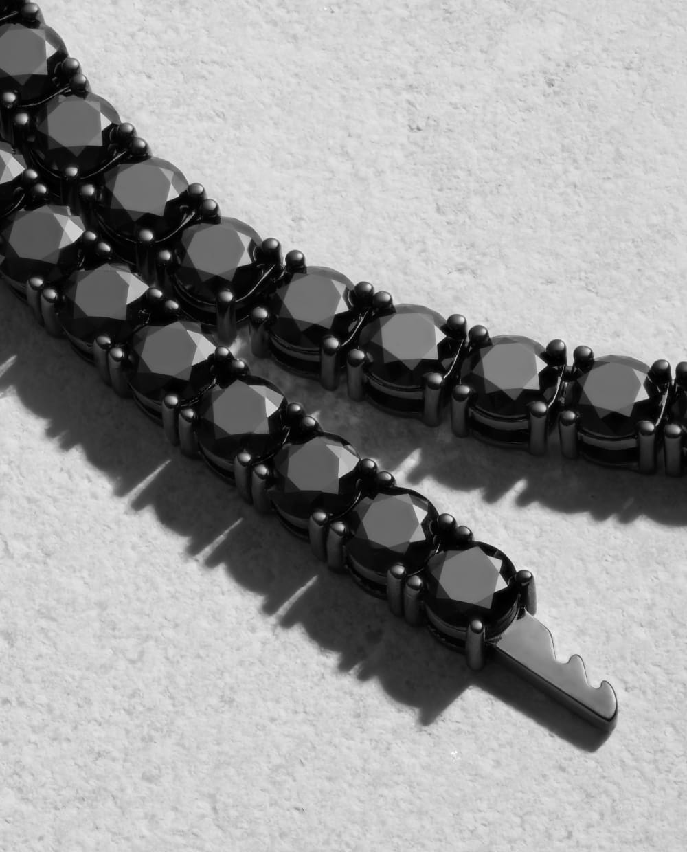 Tennis Chain Stack - 4mm Black - Higher Quality Standards