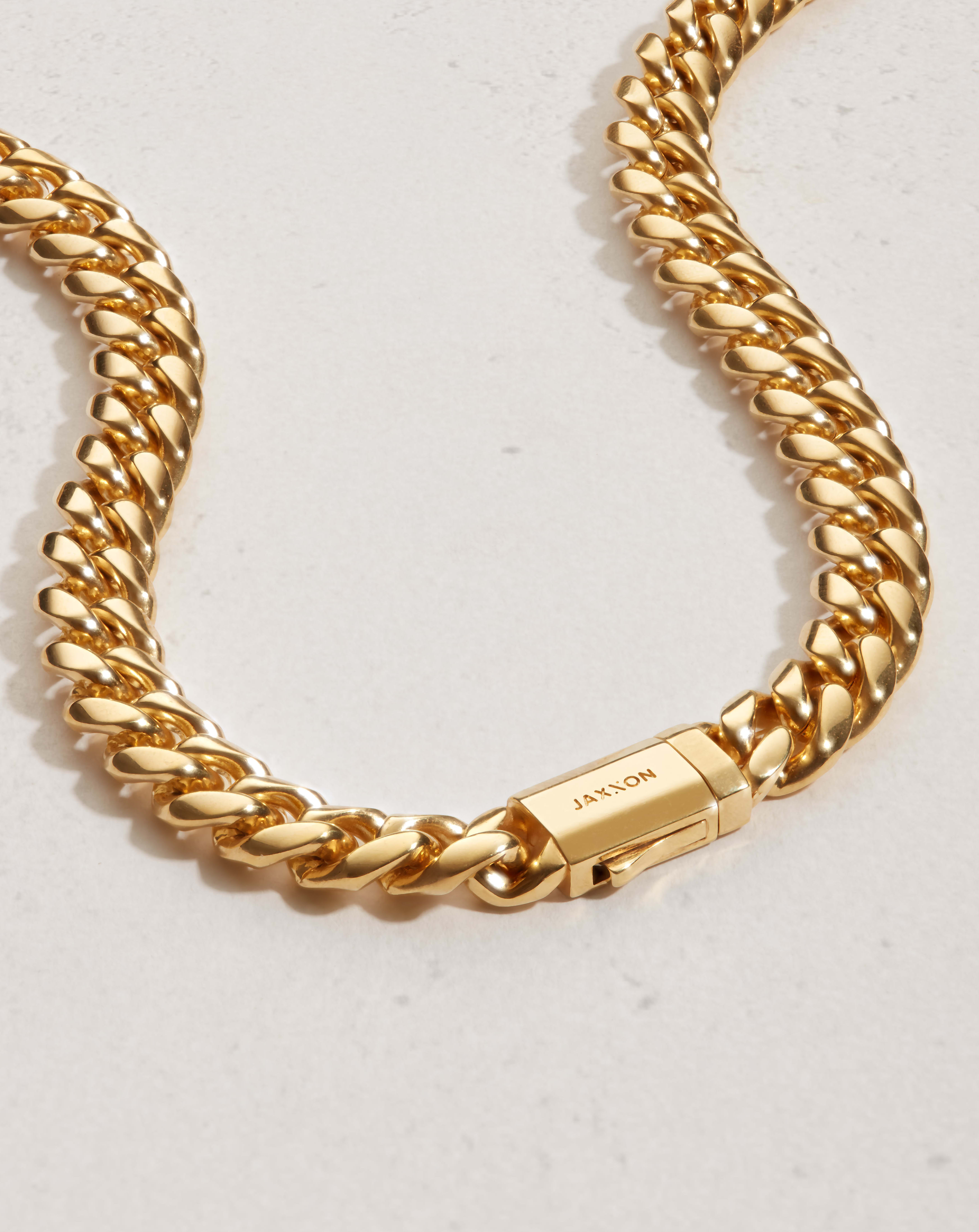 Image Cuban Link Chain - 10mm Gold - The Ultimate Clasp