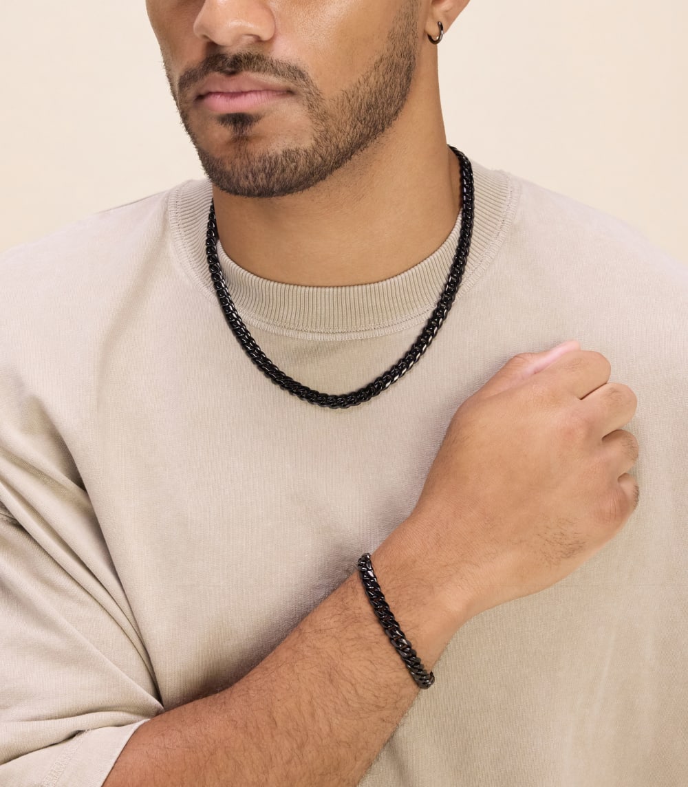 Cuban Set - 8mm Black - Higher Quality Standards  