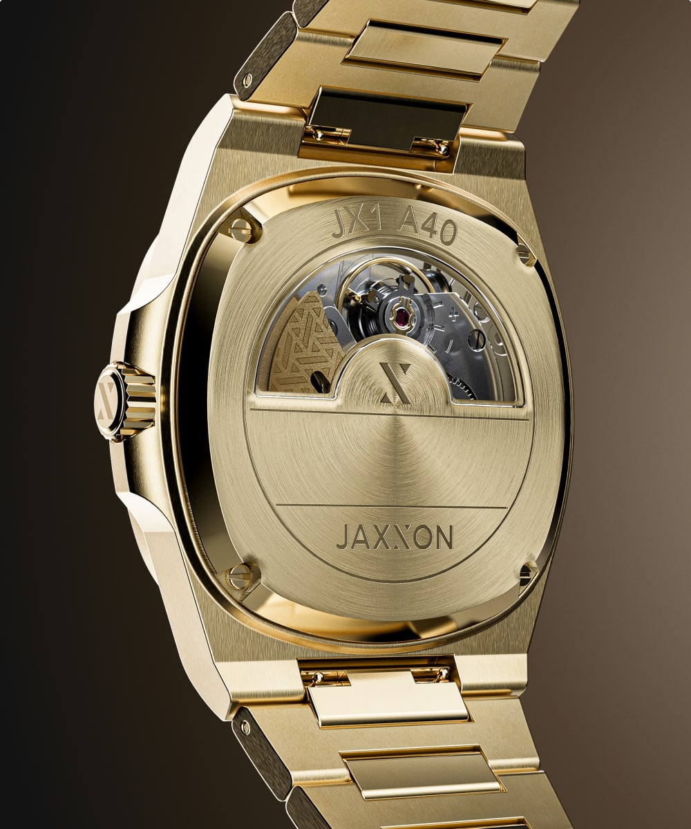 JX1 Auto - Gold - Exhibition Caseback