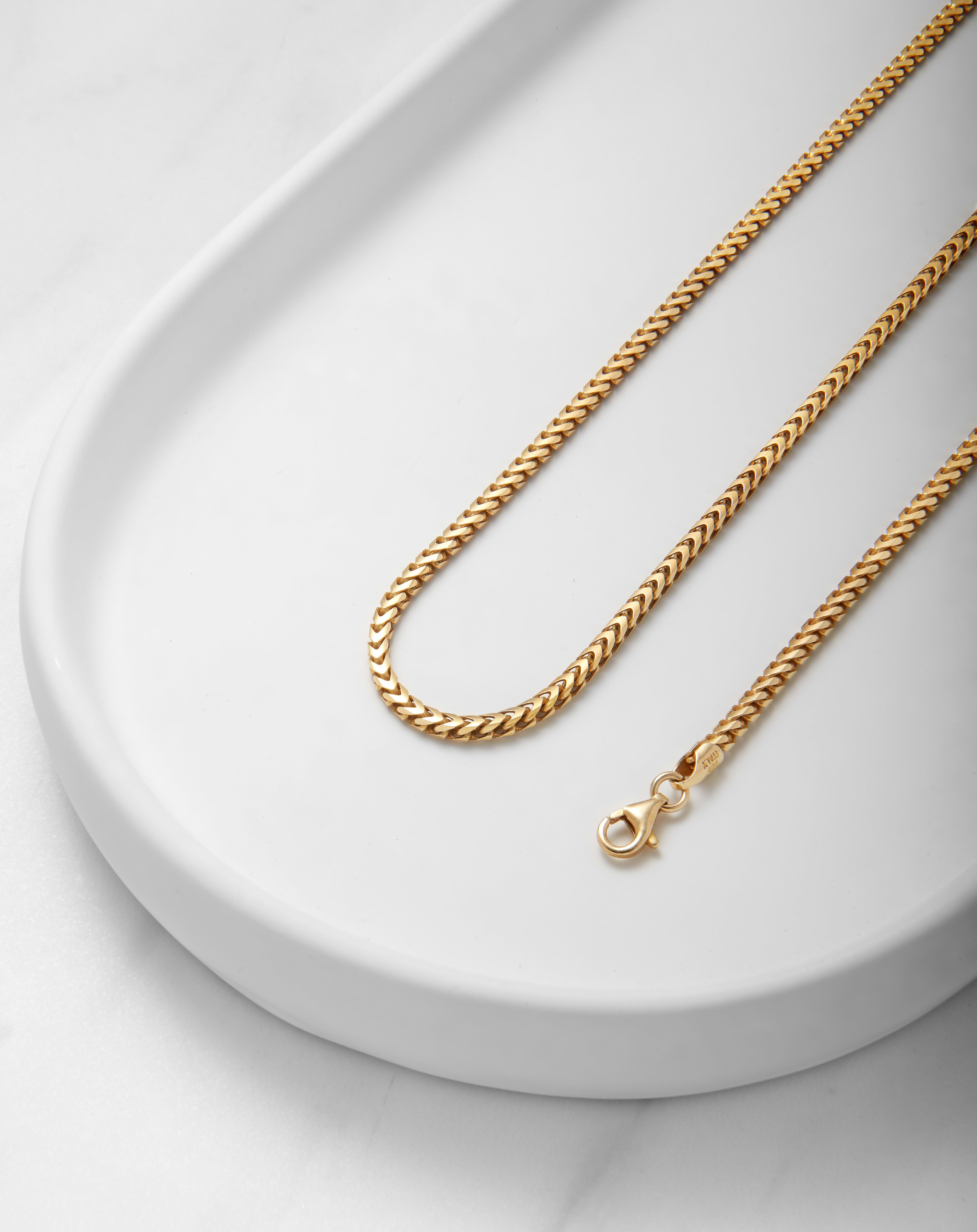 Image Franco Chain - 3mm Gold - Made With Precious Metals