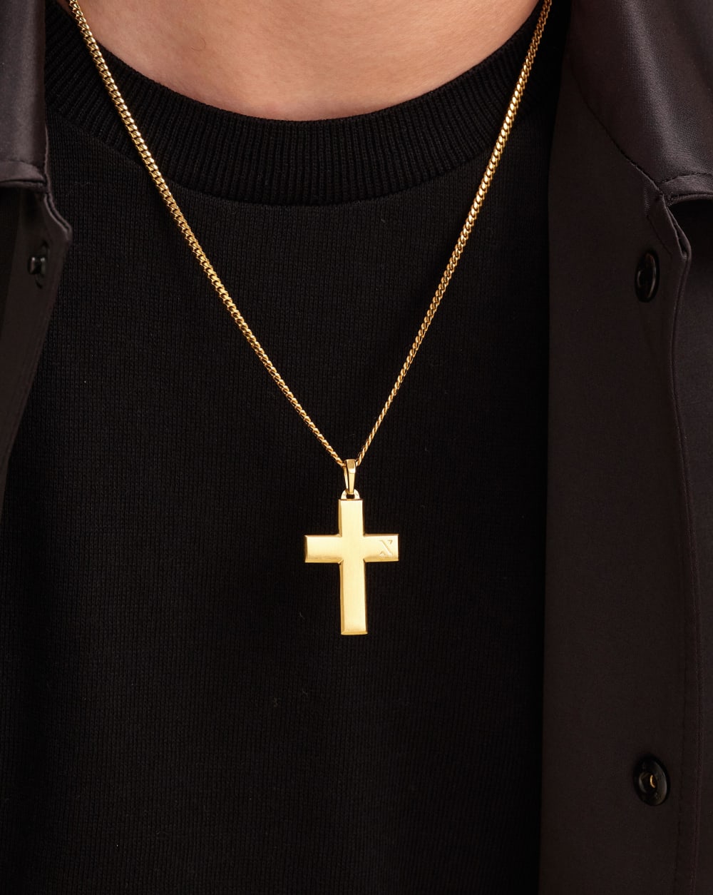 Mosaic Cross Pendant - Gold - A Best-Selling Pendant