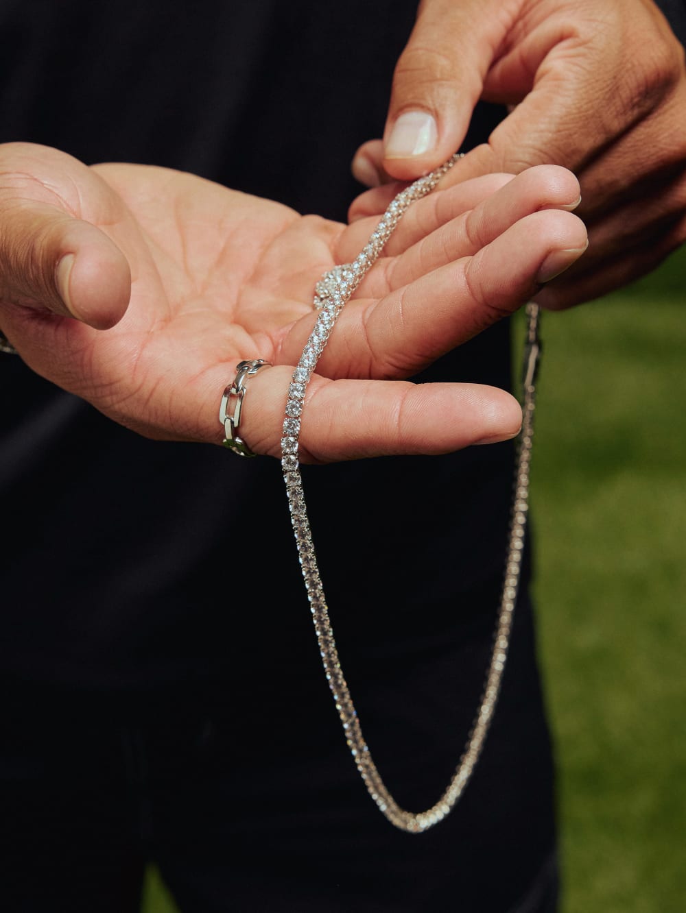 Tennis Chain Stack - 4mm Silver - Higher Quality Standards