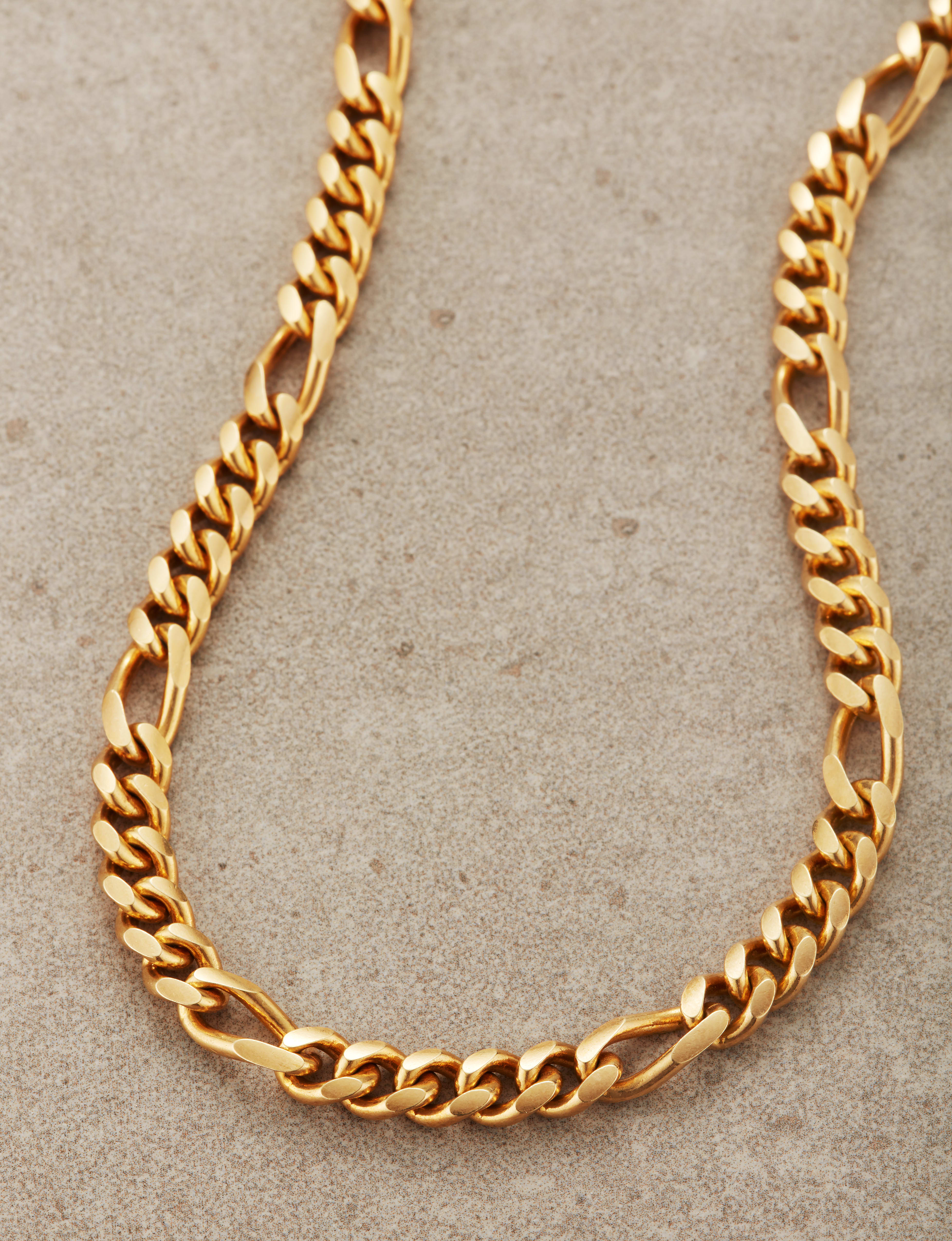 Image Figaro Chain - 5mm Gold - Made with Precious Metals
