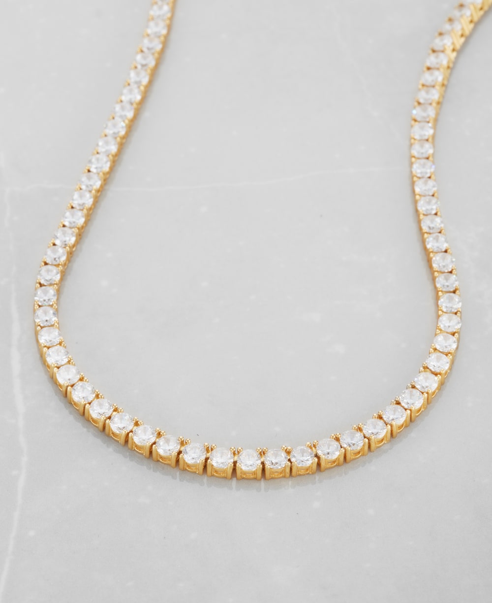 Tennis Chain Stack - 4mm Gold - Higher Quality Standards