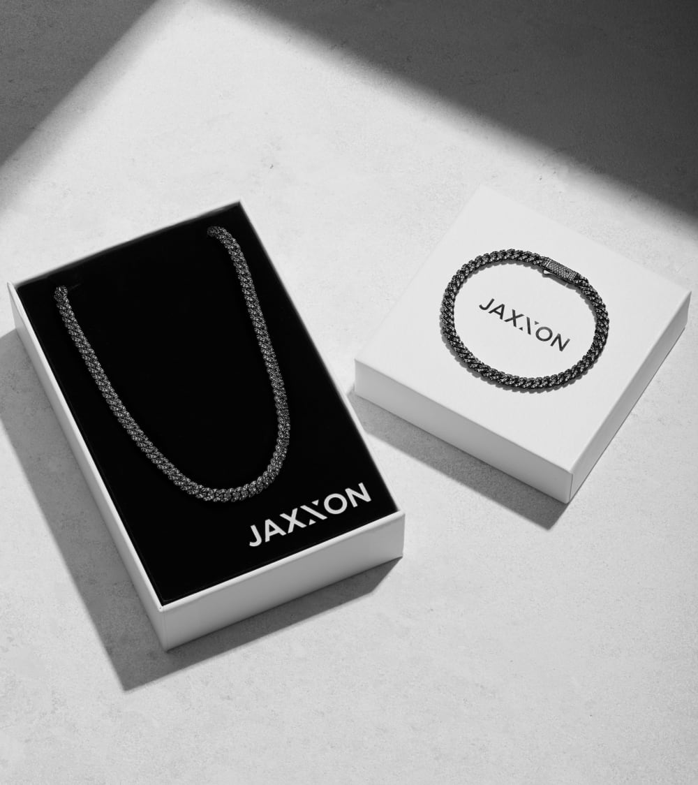 Iced Out Cuban - 5mm Black - Over 1.3K Pavé Stones