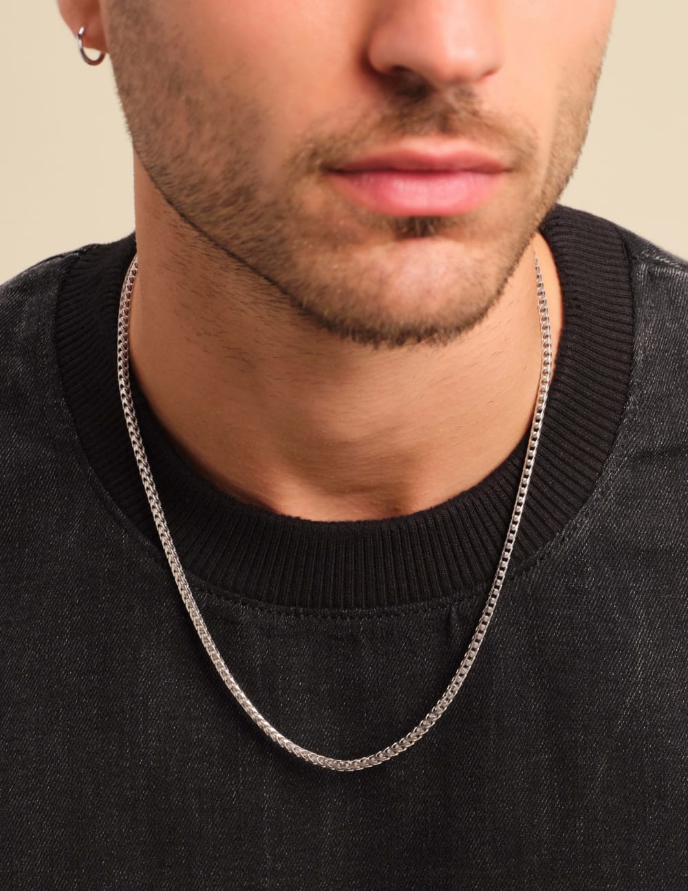 Franco Chain - 3mm Silver - Higher Quality Standards 